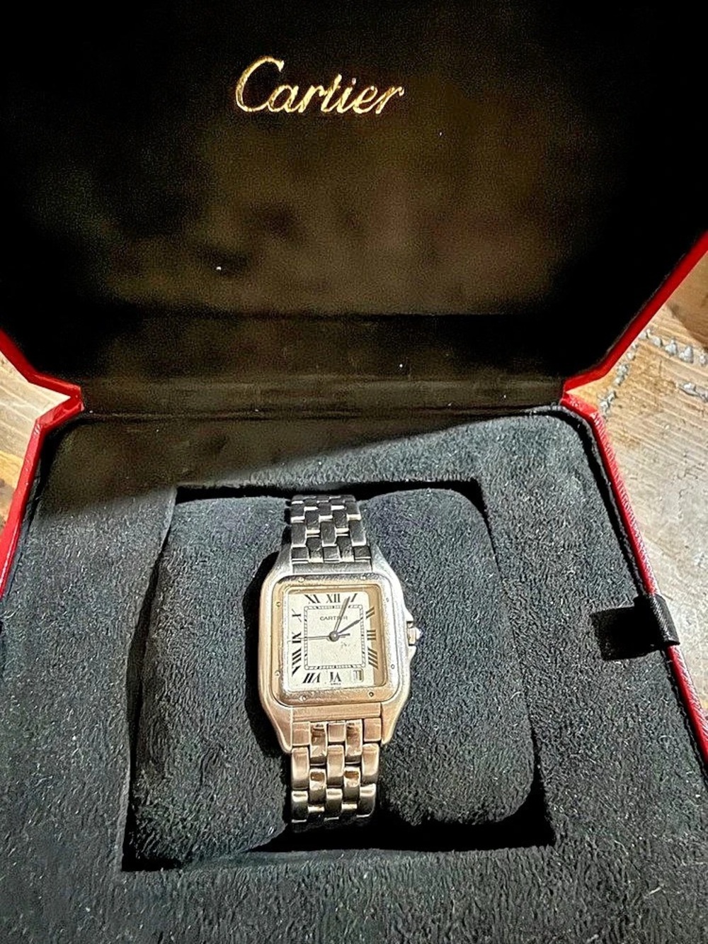 Cartier Panthère Medium Ref. 1310 Stainless Steel Watch – Quartz, Roman Dial